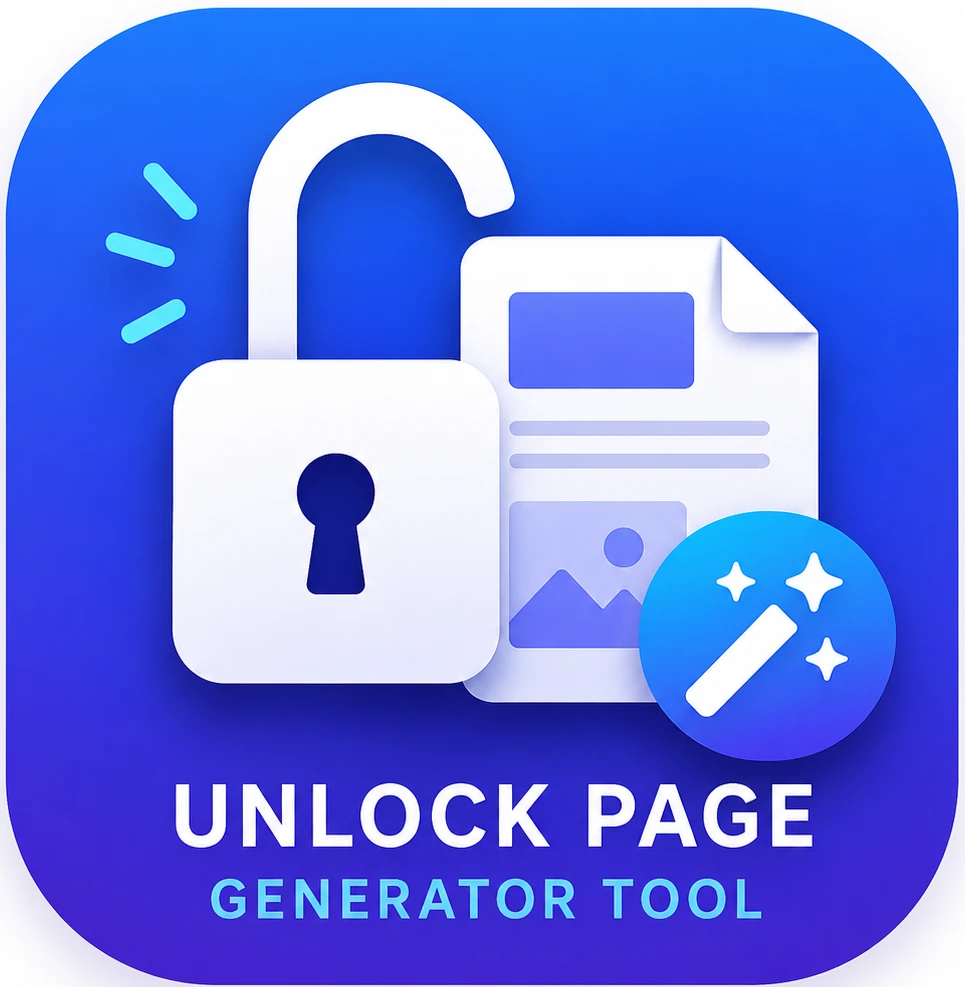 Unlock Page Generator